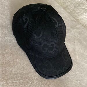 Gucci Black GG Logo Cap